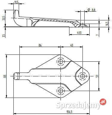 Dociskacz 6030077 Kamionna