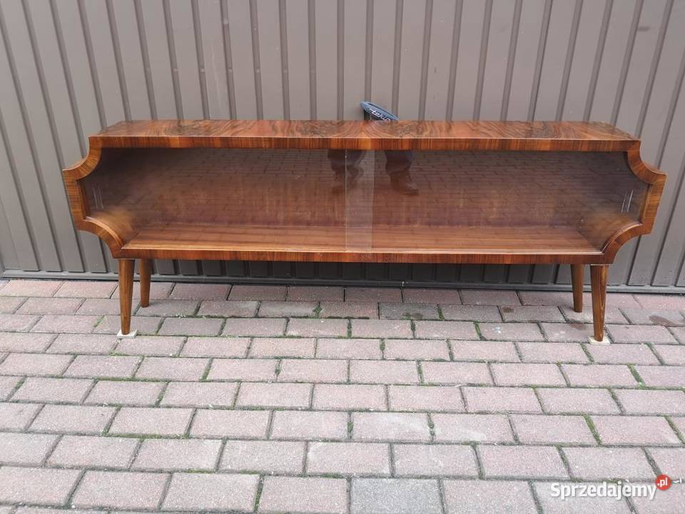 Komoda Niska RTV ARTDECO Unikat Orzech 158 Stara wielkopolskie Swarzędz