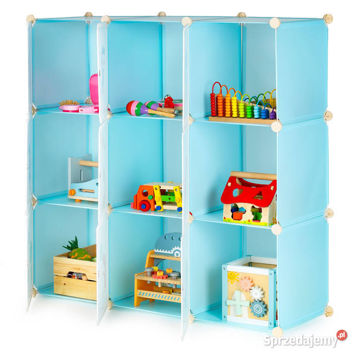 Szafka regał dzieci modułowa 9 półek dziecięca