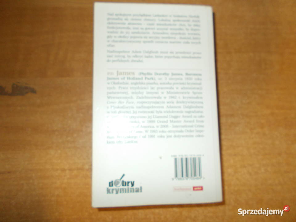 PD James Intrygi i żądze Głubczyce sprzedam