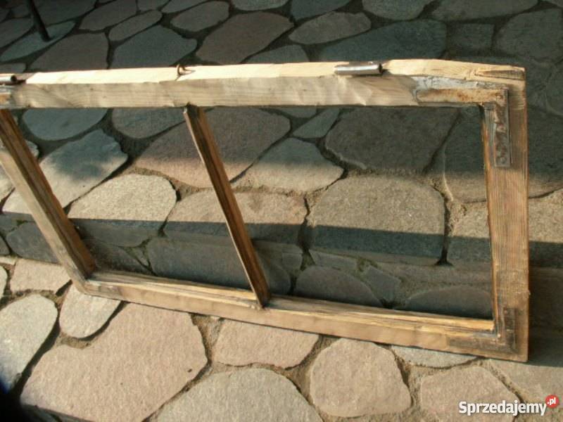 Stare okno rama okienna retro loft lustro