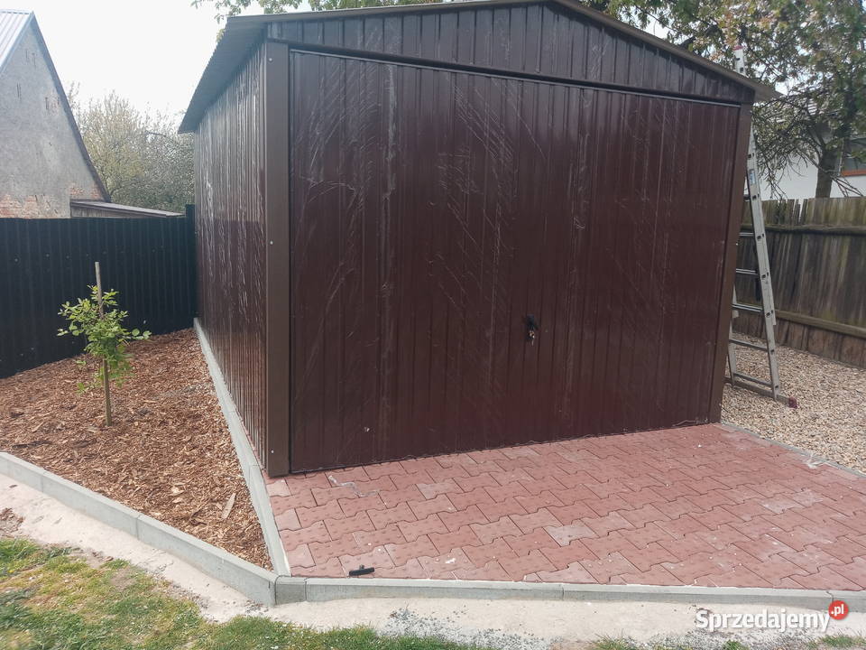Garaż blaszany 7x5 profil zamknięty 35m2 Nowy Targ sprzedam