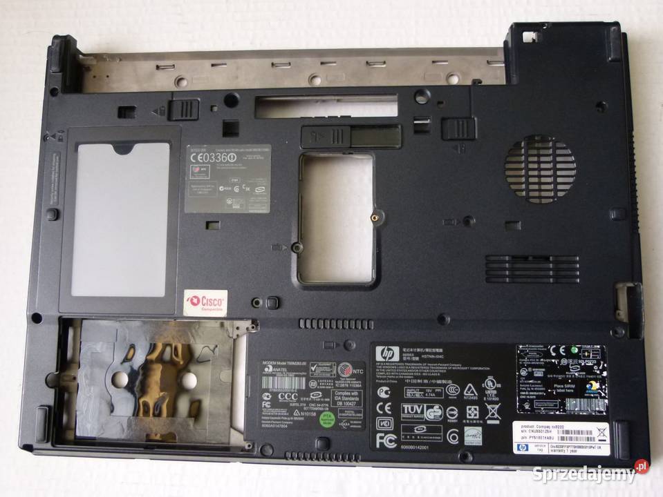 Laptop HP nx8220 na części uszkodzona płyta Zamość