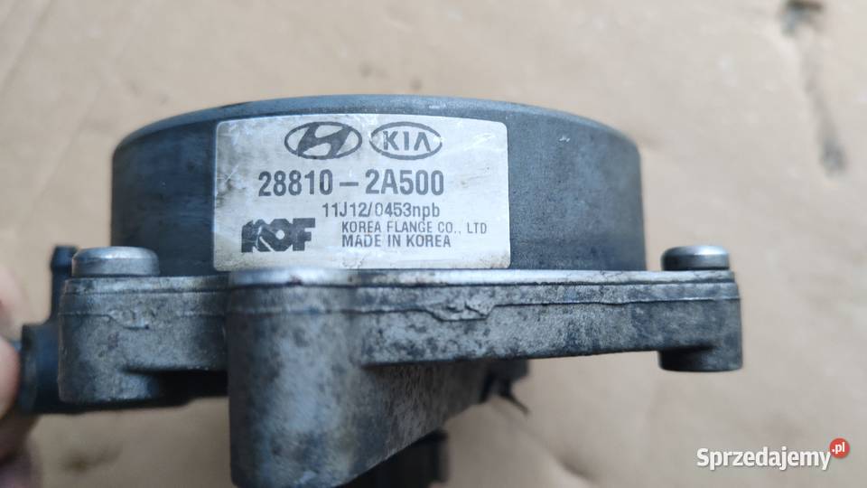 Pompa Vacum Hyundai Kia 17 CRDI 288102A500 Rok produkcji 2011