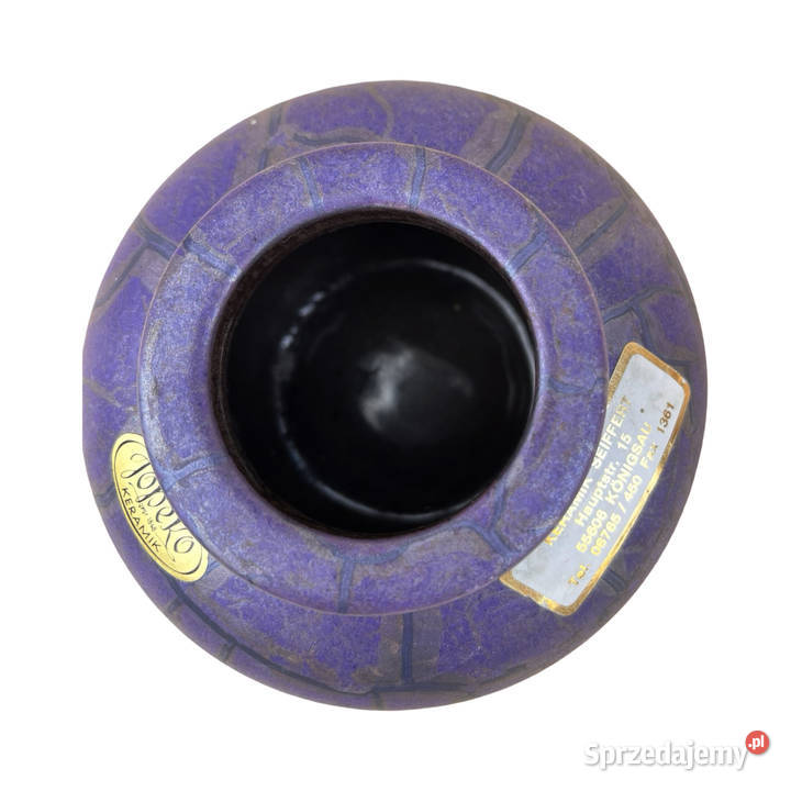 Ceramiczny mały wazon Jopeko Keramik Niemcy lata mazowieckie