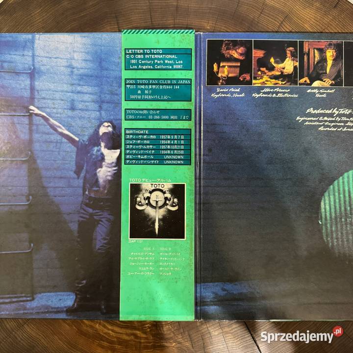 Toto Hydra EXEX Japan Obi LP 1979 CbsSony 25AP Gdynia sprzedam