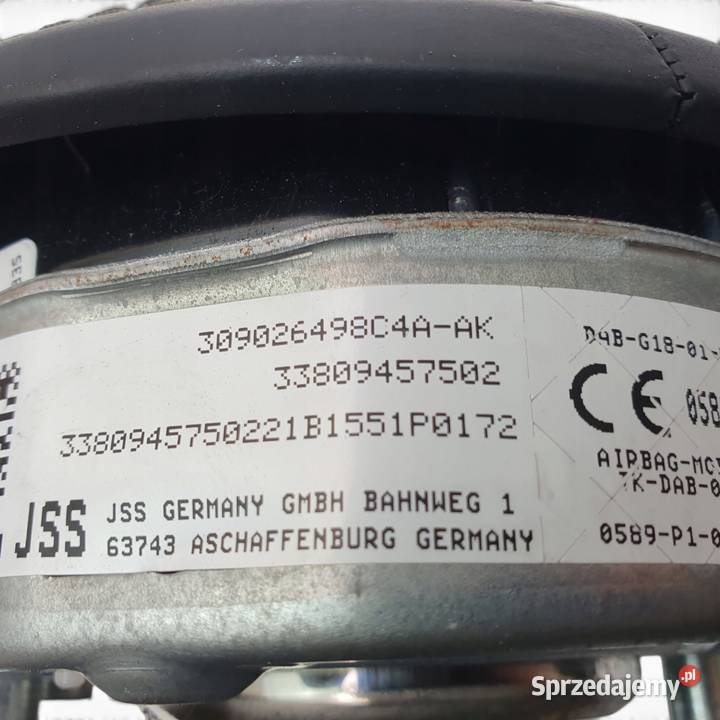 SKÓRZANA PODUSZKA POWIETRZNA KIEROWCY BMW X5 G05 Chełm