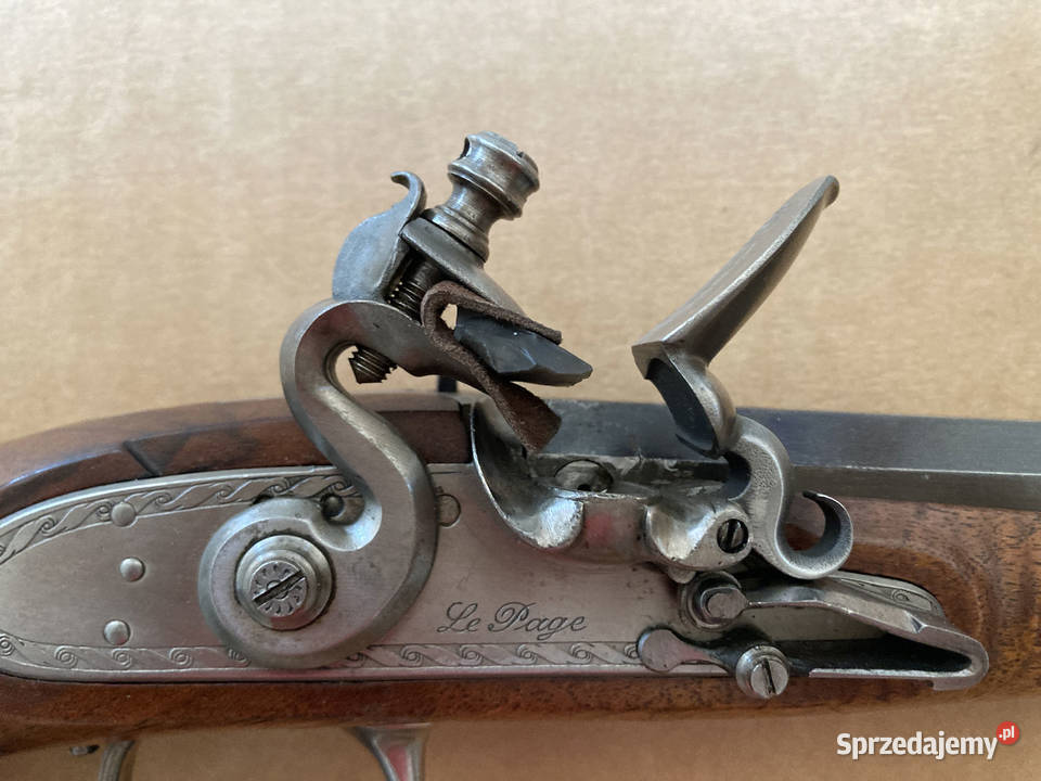 Pistolet skałkowy Le Page produkcji Pedersoli Wrocław sprzedam