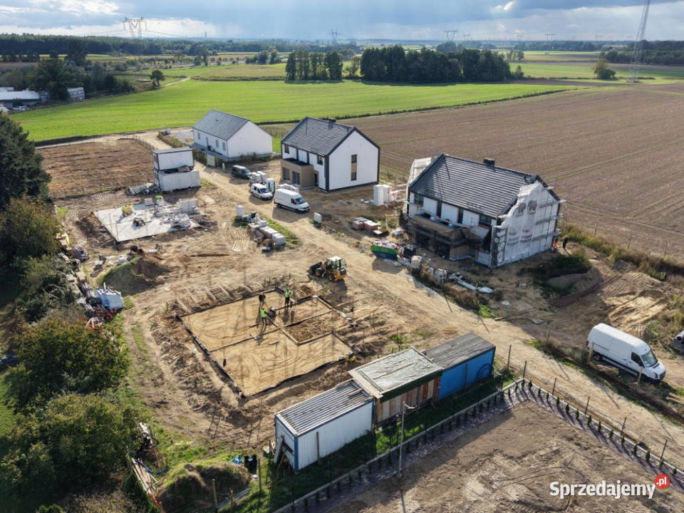 KOMFORTOWY DOM 137 m duża działka panele dolnośląskie Łozina