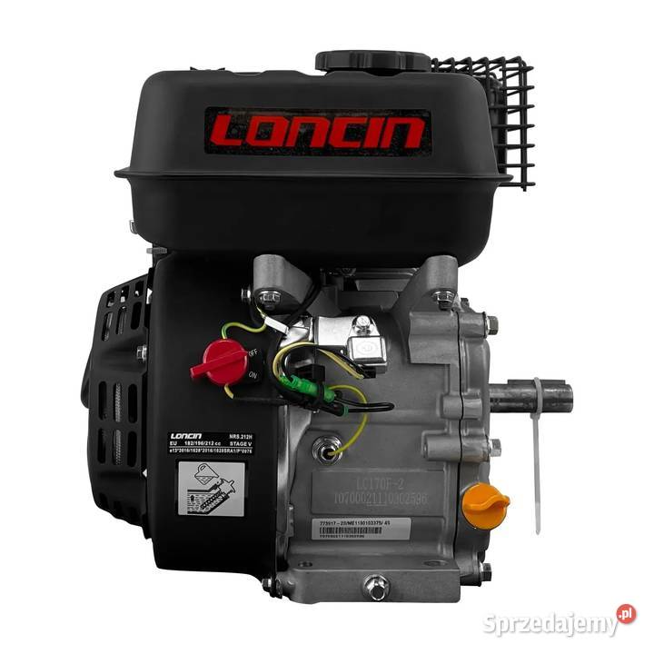 Silnik spalinowy benzynowy Loncin LC170F2 7 wał Wrocław
