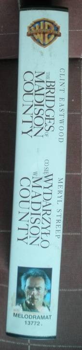 Co się wydarzyło w Madison County kaseta VHS lektor