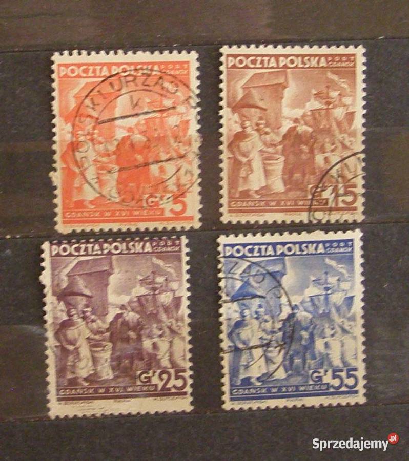 Znaczki pocztowe Polska zestaw 28 Łódź