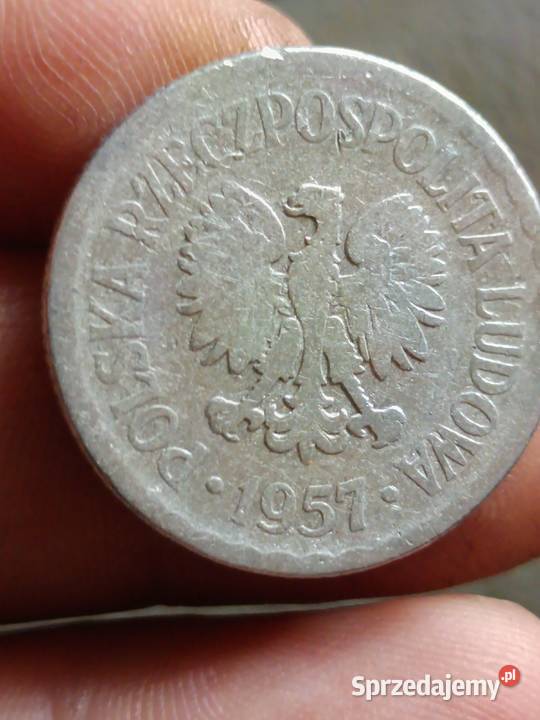 Sprzedam monete 1 zloty 1957 jkkks Chełm