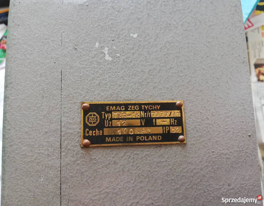 Radiotelefon długofalowy typ TRG1K EMAG zakład Dąbrowa Górnicza