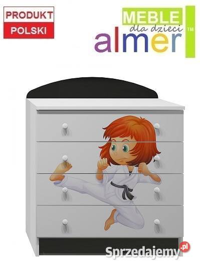 KARATE KID 18 N1 komoda dziecięca MALOWANA 80x47 Siemiatycze