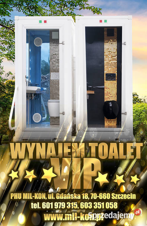 Wynajem toalet przenośnych PHU MILKON 1