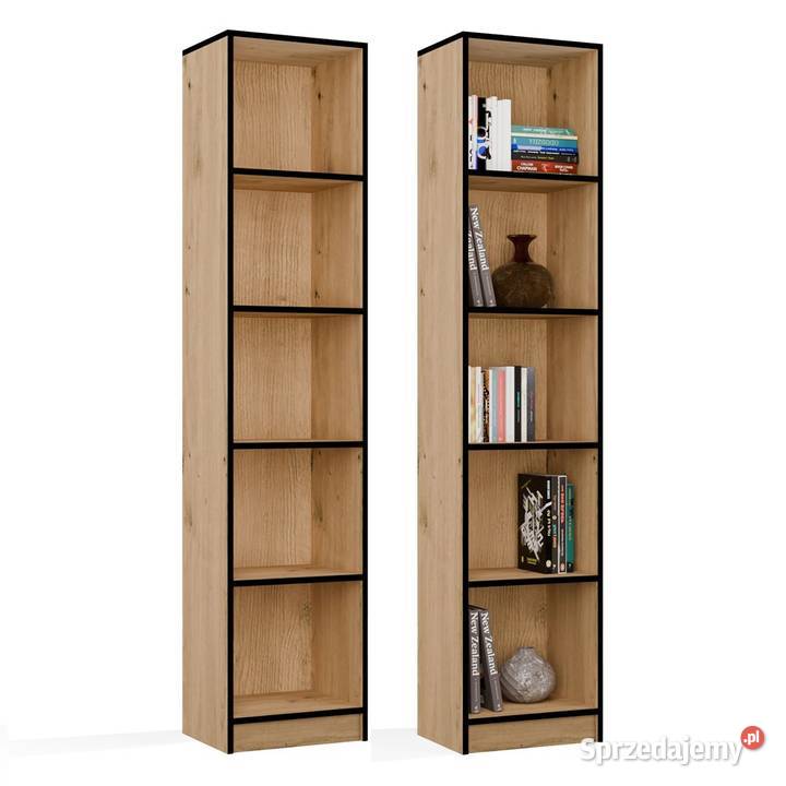 Regał R40 Dąb Artisan Czarny opolskie