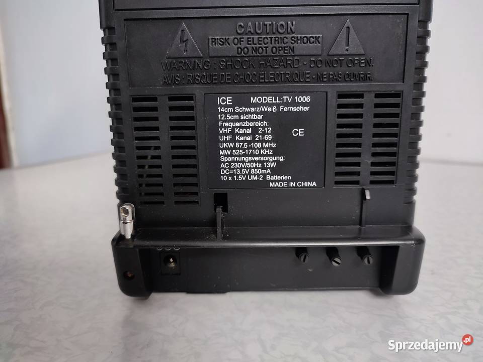 mały tv ICE z radiem na 12v Myszków