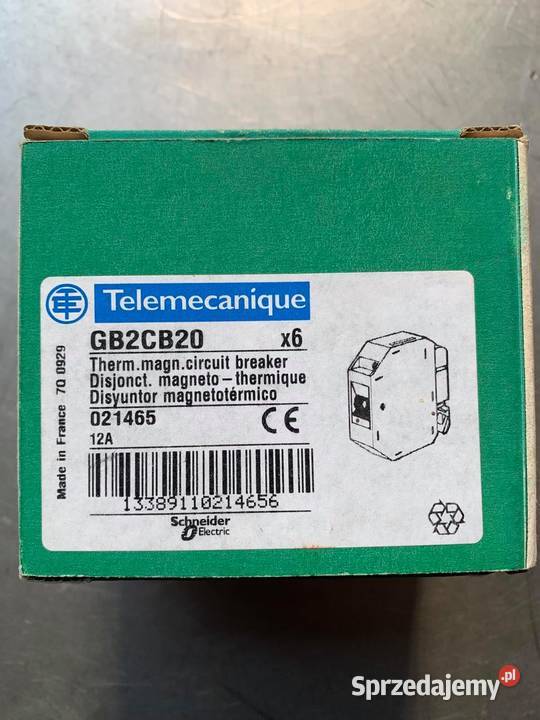 Telemecanique Wyłącznik Silnikowy Miniaturowy Gb mazowieckie Warszawa