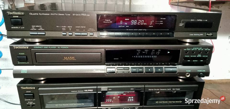 Wieża Zestaw TECHNICS Stan 100 sprawny Nie Denon Bełchatów