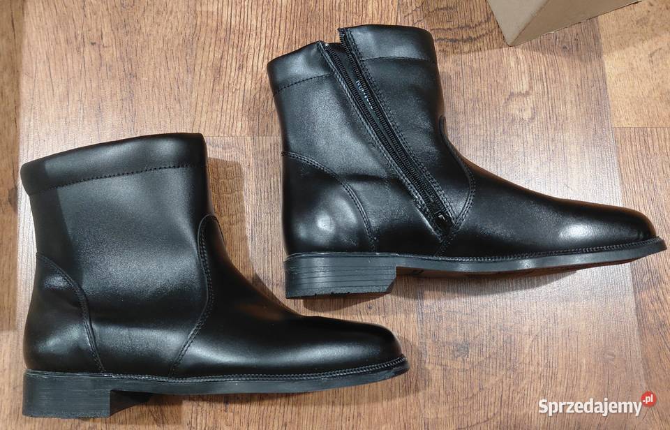 Trzewiki zimowe skórzane 923A MON 265 Wrocław