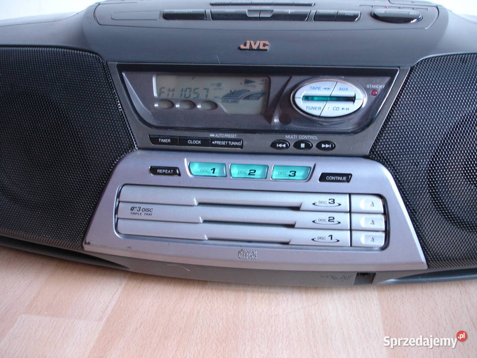 Radiomagnetofon JVC RCXC3BK Zielona Góra