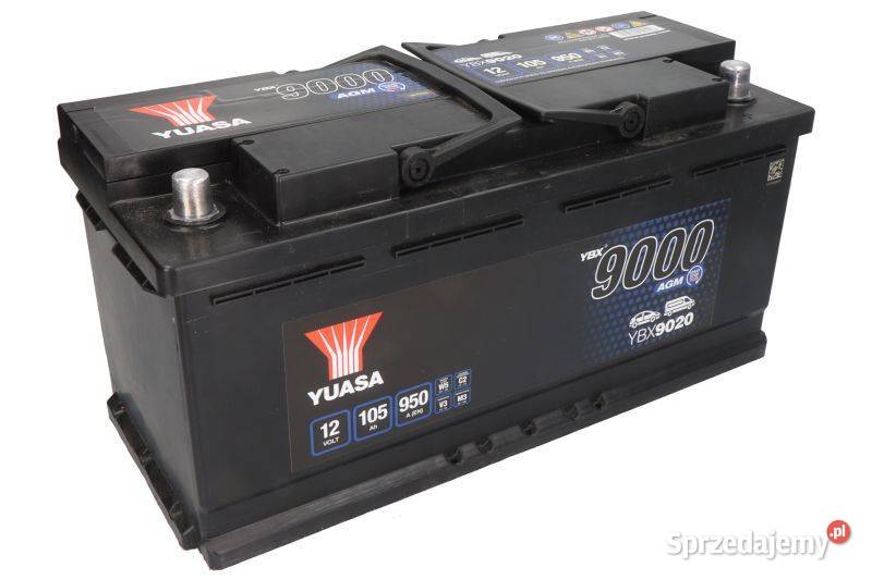 Akumulator YUASA 12V 105Ah950A STARTSTOP AGM Wrocław