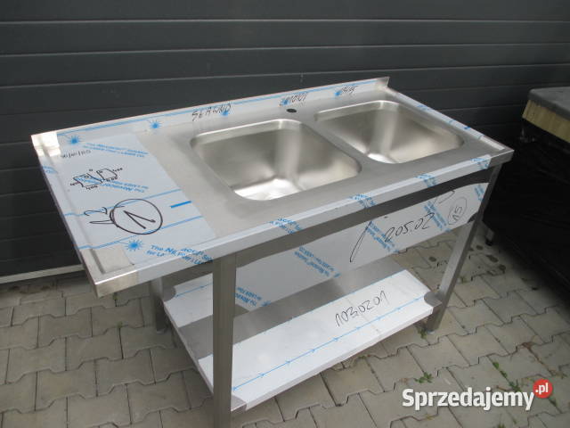 Zlew Gastronomiczny 2 Komorowy Z Półką 1306085 Gastronomia Ostrów Wielkopolski