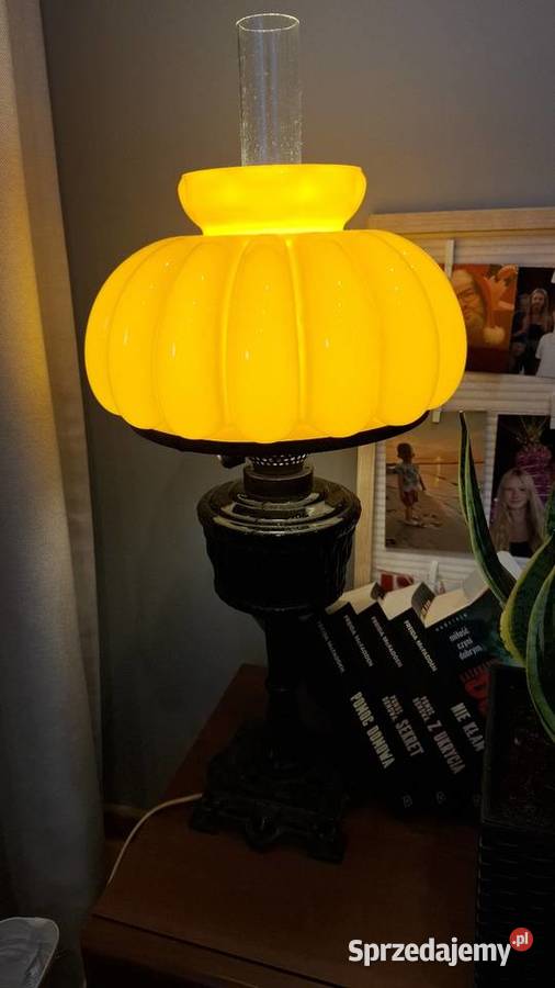 Lampa naftowa elektryczna Antyki łódzkie Łódź sprzedam