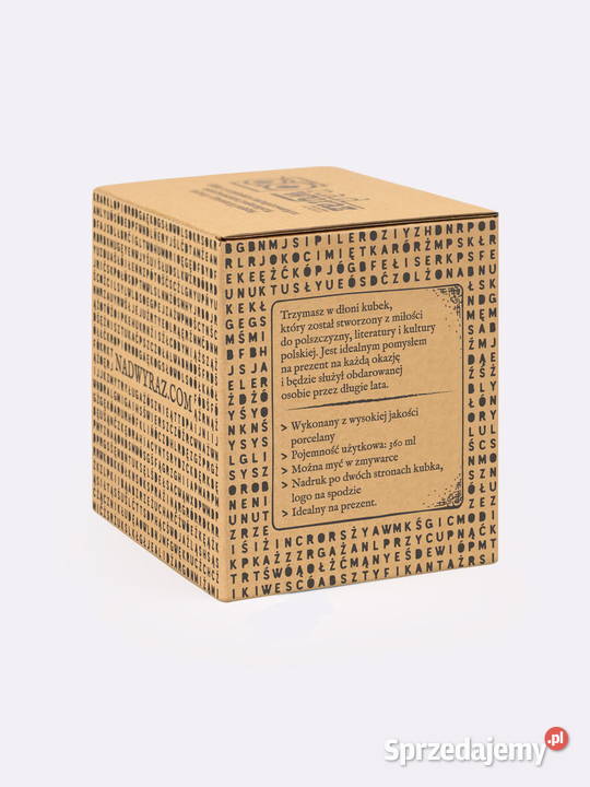 Liryka Epika Dramat kubek biały z uchem Warszawa