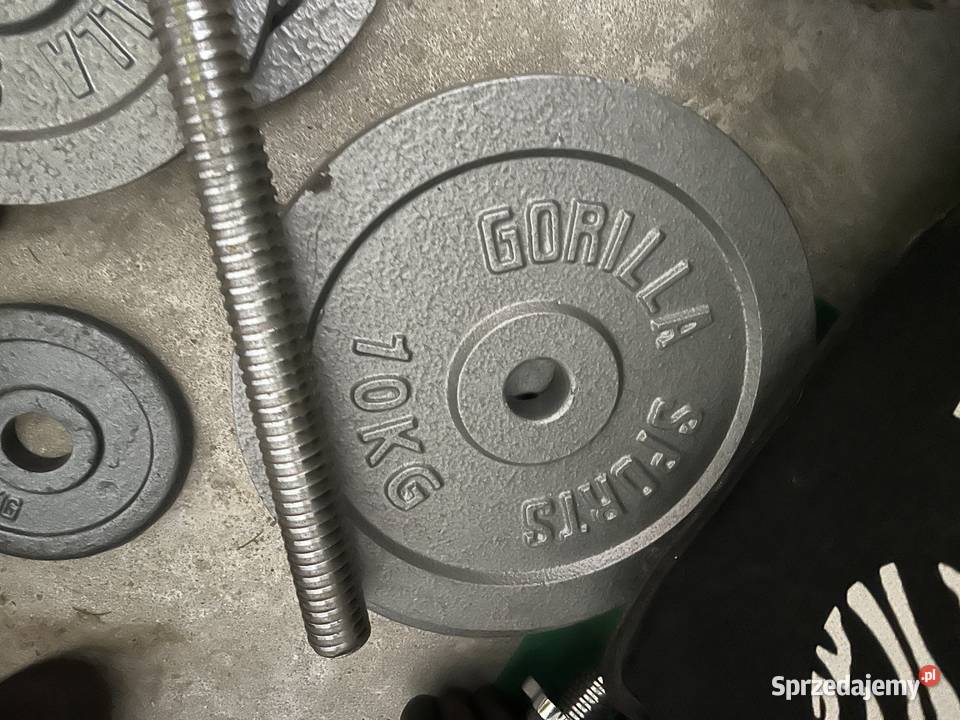 Ciężary żeliwne ze sztangą Jasło