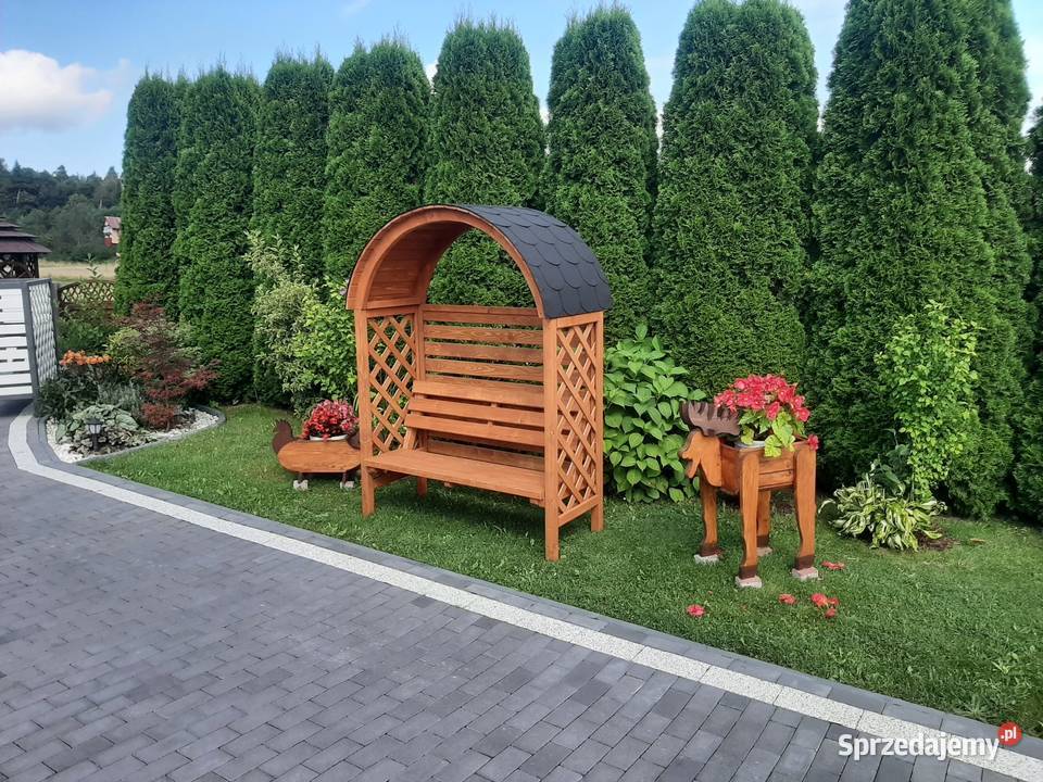 Pergola z ławką Jordanów sprzedam