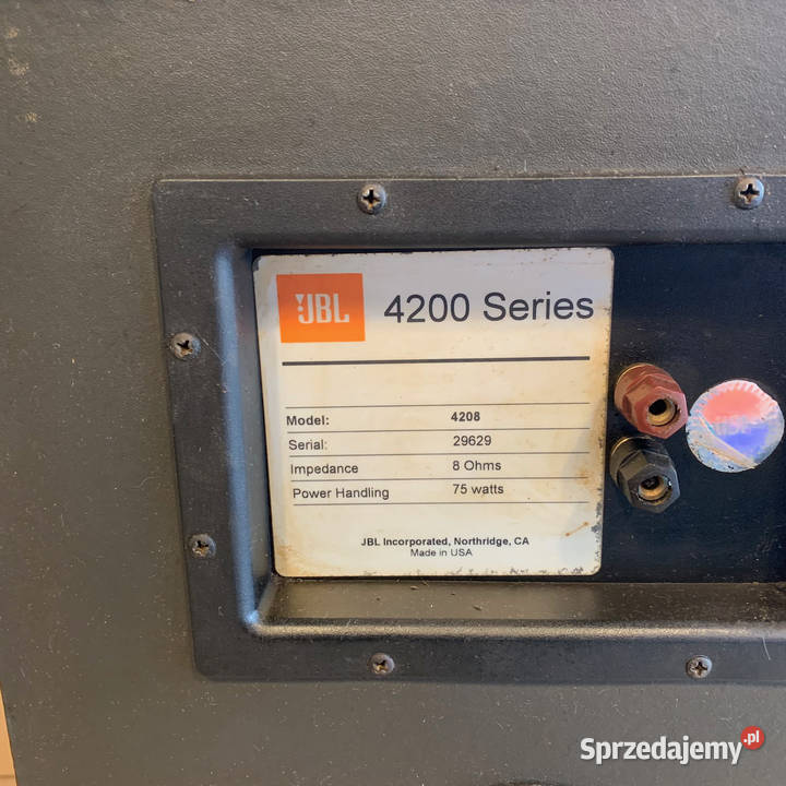JBL 4200 Monitor studyjny model 4208 USA głośnik mazowieckie Warszawa