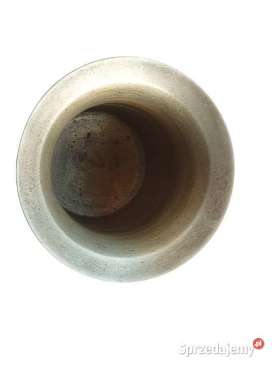 Stary mosiężny moździerz kuchenny sygnowany lata Cieszyn sprzedam