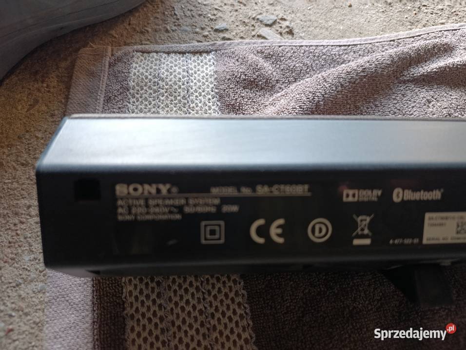 Zestaw Sony nagrywarka soundbar subofer Pozostałe