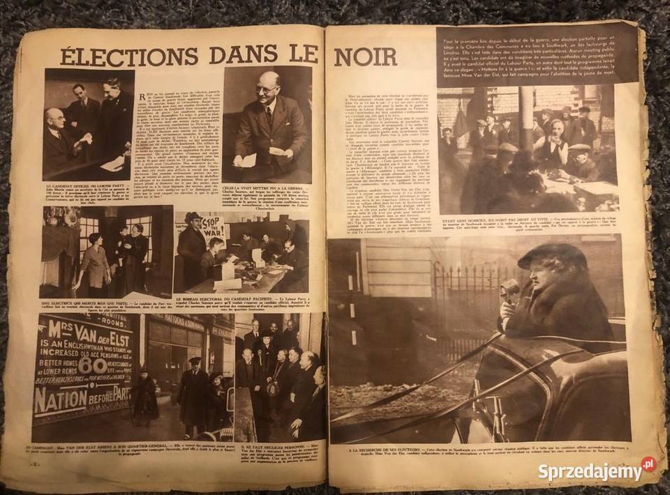 Czasopismo Le soir illustre 1940 Opole