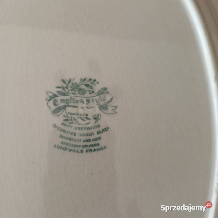 Duża patera owalna ENGLAND Porcelana i szkło Mikołów