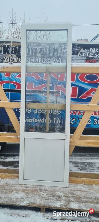 OKNO KacprzaK 77x220 FIX OKNA Używane Witryna Siedlce