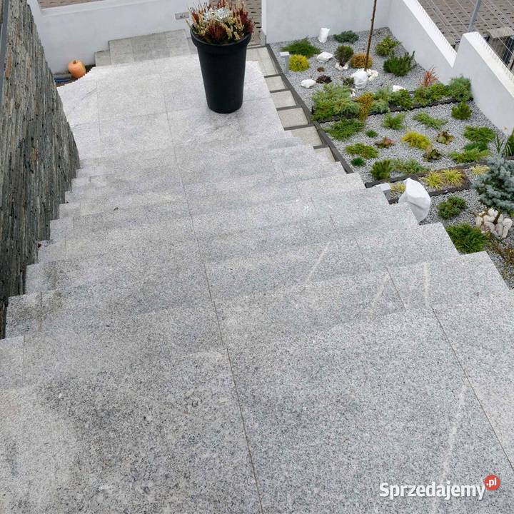 Płytki Granit G603 płomieniowany 60x60x15 Płytki elewacyjne Gdynia