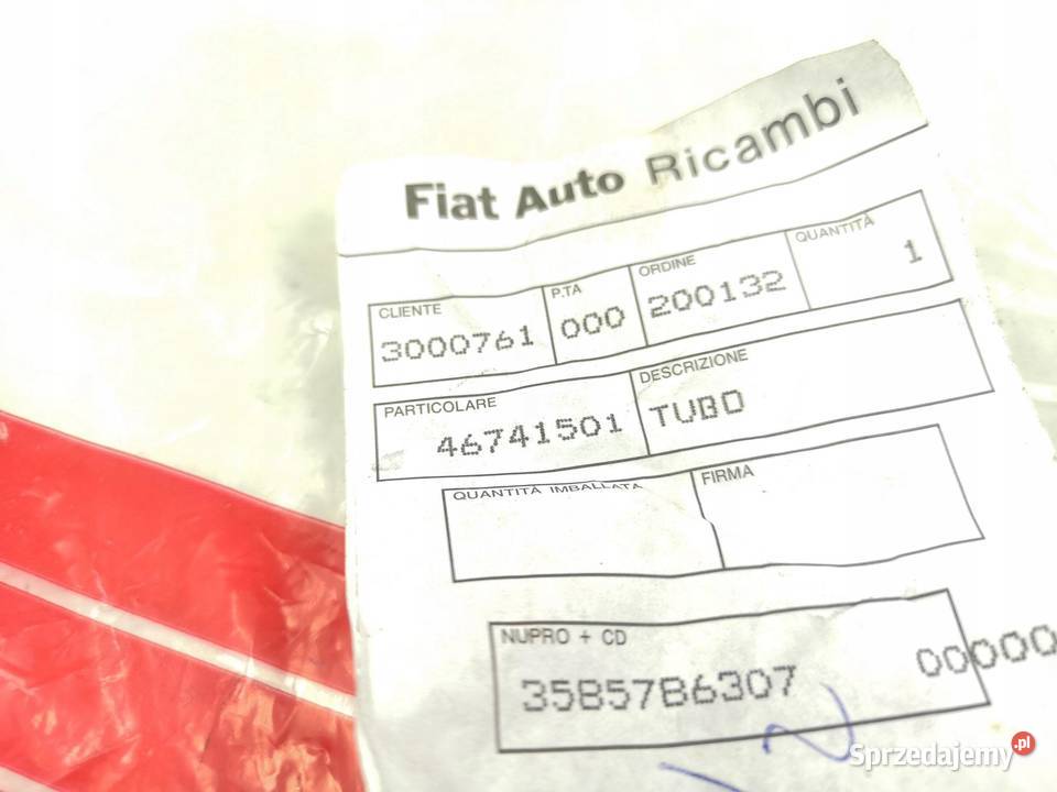 PRZEWÓD KLIMATYZACJI FIAT PALIO SIENA 17 TD ASO sprzedam