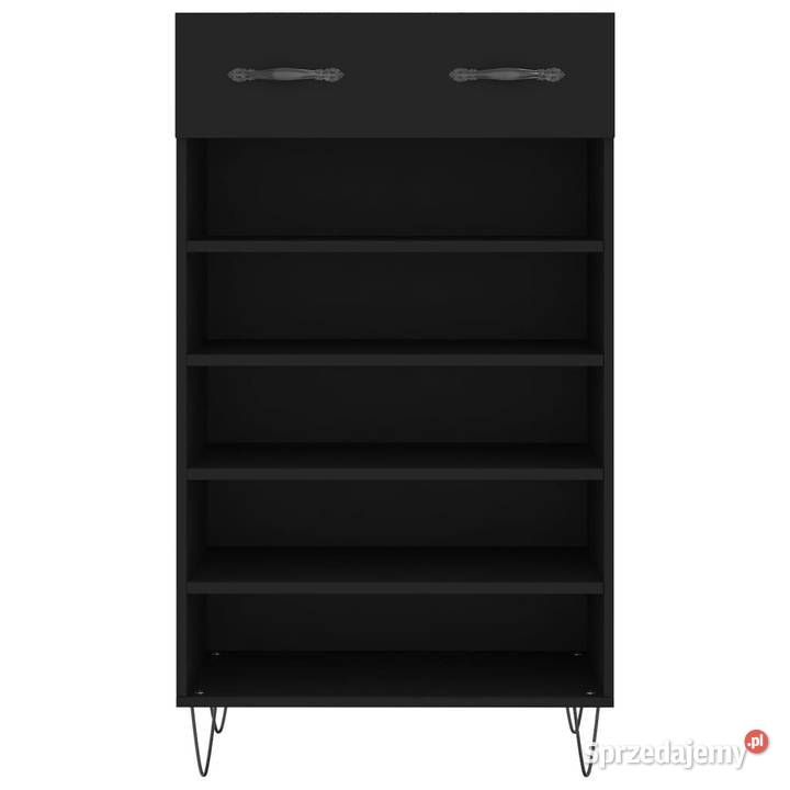 Szafka na buty czarna 60x35x105 materiał Szafki Warszawa
