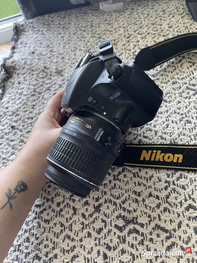 Aparat Nikon D3200 1855 z torbą