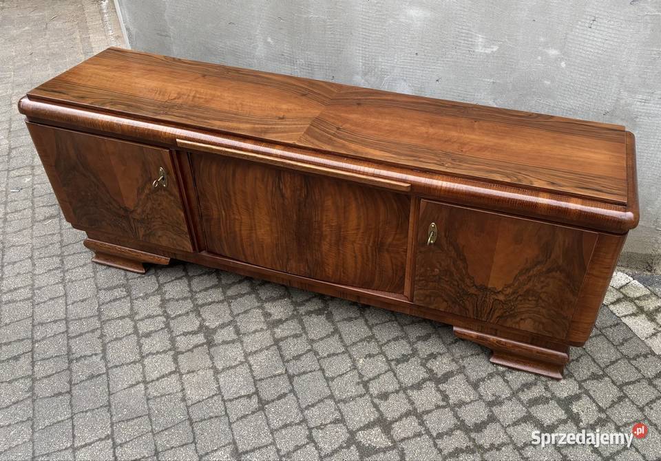 KomodaSzafka RTV Orzech 163 Art Deco Antyk Warszawa sprzedam