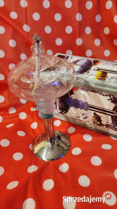 NOWA szklana lampa naftowej szkło Góra lodowa Krotoszyn