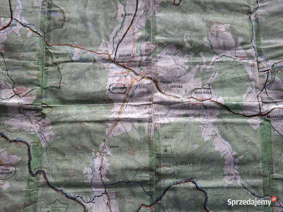 Beskid Niski 150 000 mapa turystyczna Kraków