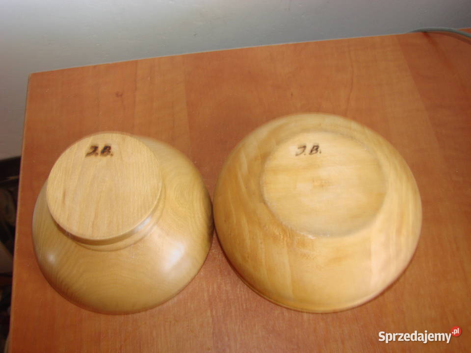 małe drewniane miseczki pomorskie Pruszcz Gdański