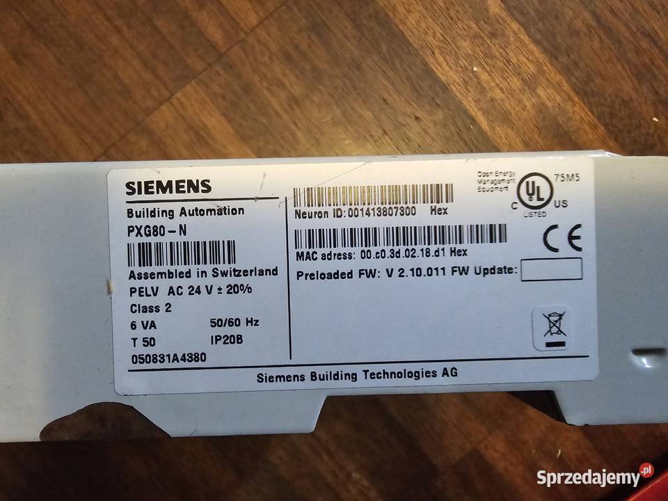 SIEMENS PXG80N BACnet ROUTER małopolskie