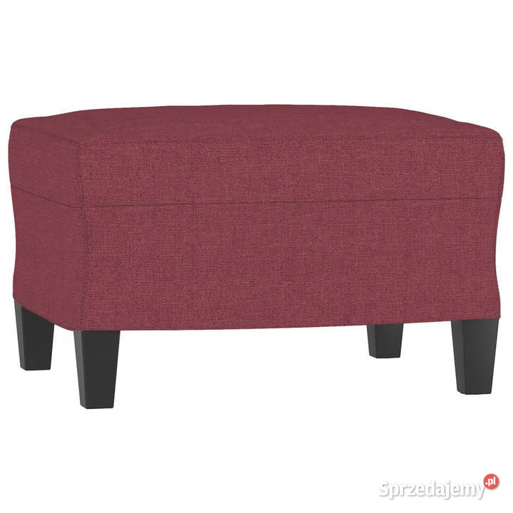 3osobowa sofa z podnóżkiem winna czerwień 180 Warszawa
