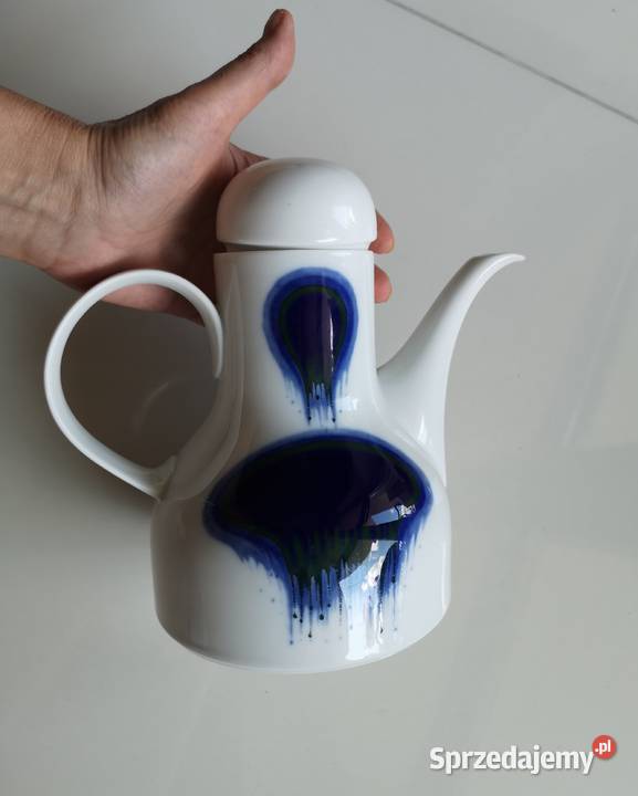 Dzbanek do kawy porcelana Pop Art vintage Toruń sprzedam