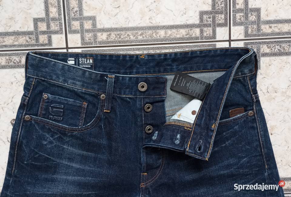 Gstar Raw krótkie spodenki jeansowe męskie Odzież i bielizna męska